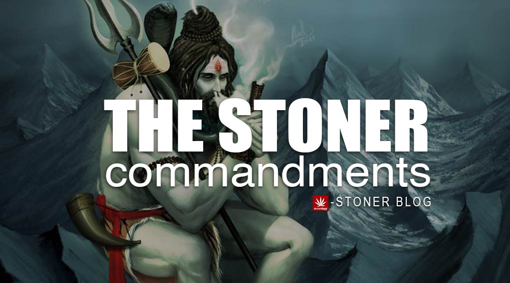 Weed The Stoner Commandments MH1309