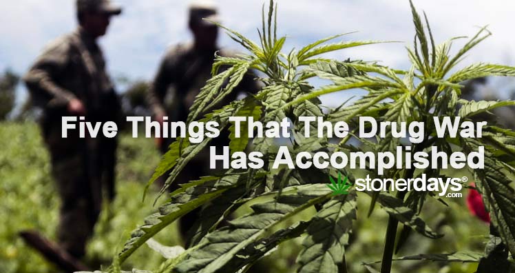 Five Things That The Drug War Has Accomplished • Stoner Blog