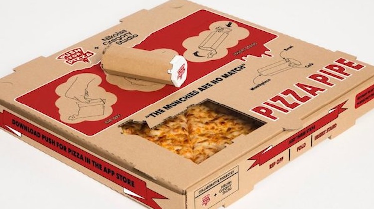 Pizza Box Turned Pipe • Featured, Stoner Blog