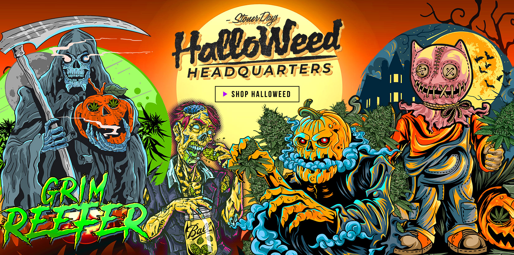 stonerdays halloween cannabis items