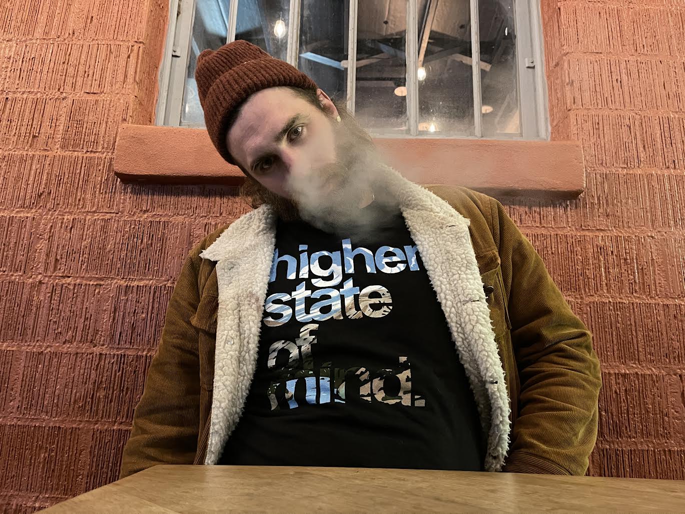 Ian from Cowboy Diplomacy in the Stoner Days shirt